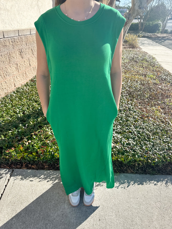 Brenda Basic Maxi - Green