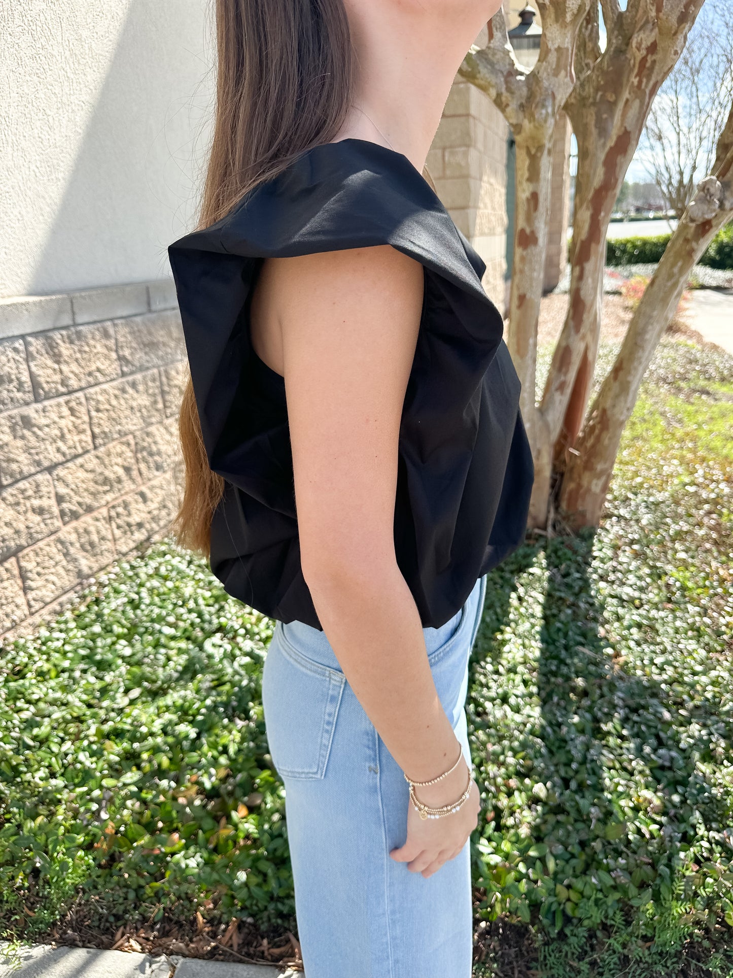 Francis Bubble Top - Black