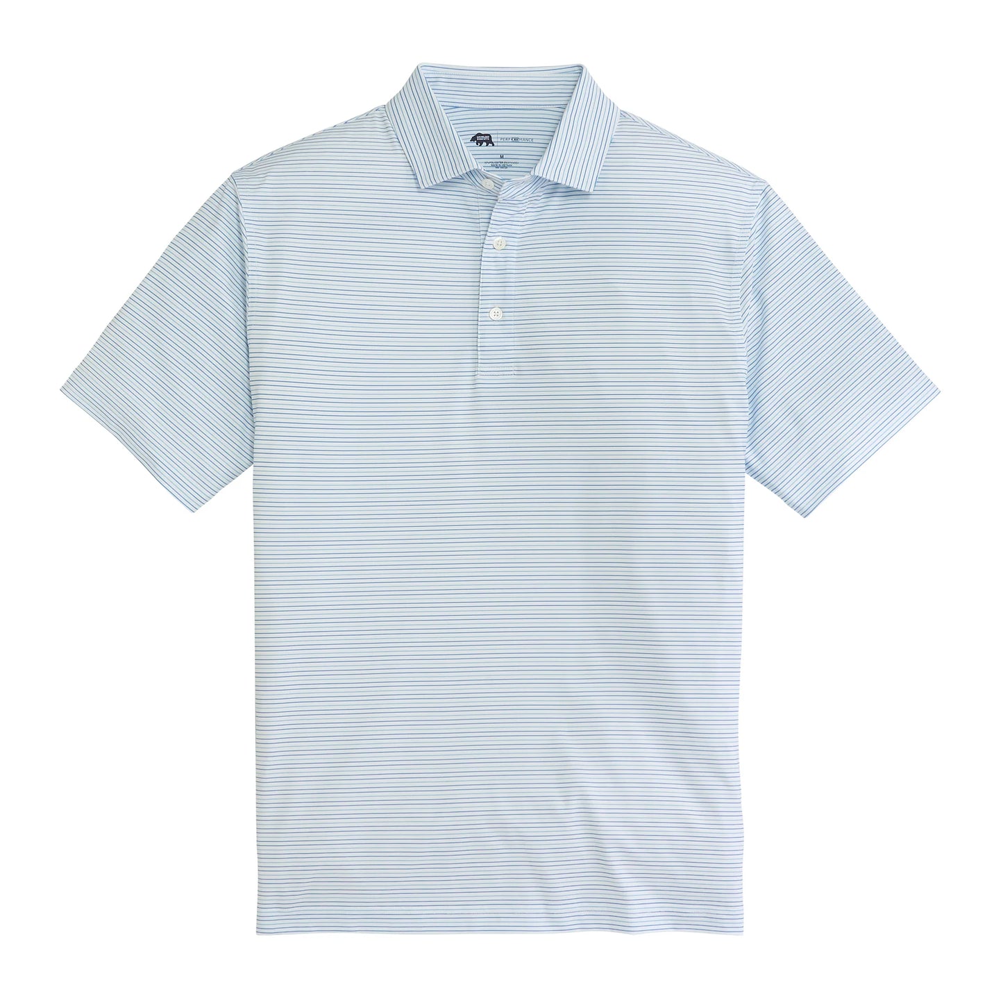 Onward Reserve Drivers Stripe Performance Polo - Azurine