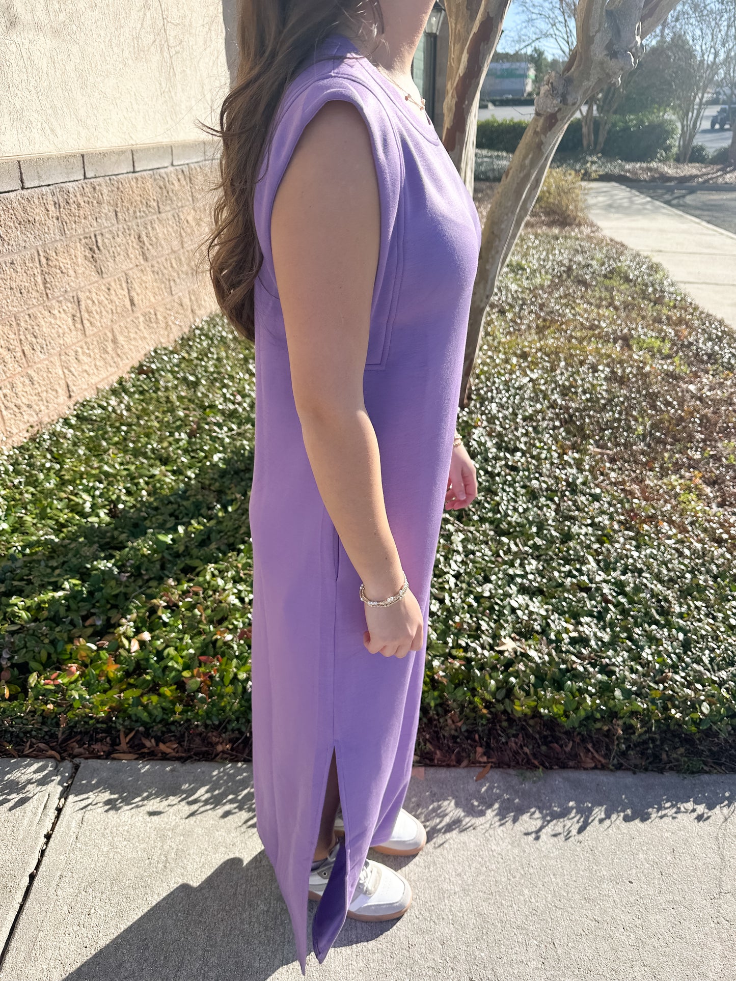Brenda Basic Maxi - Lavender