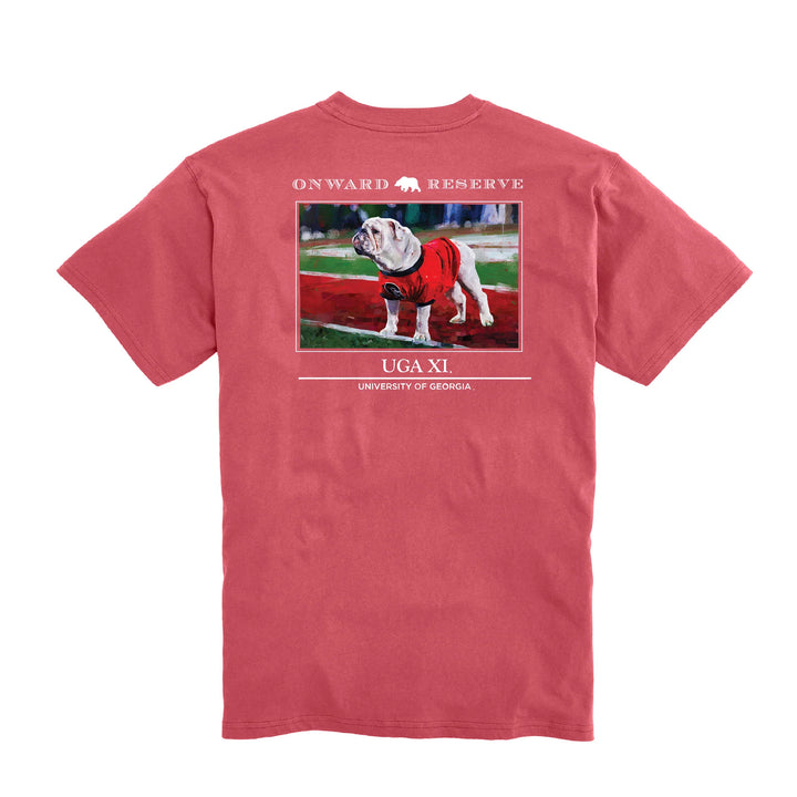 Onward Reserve UGA XI S/S Pocket T-Shirt - Washed Red