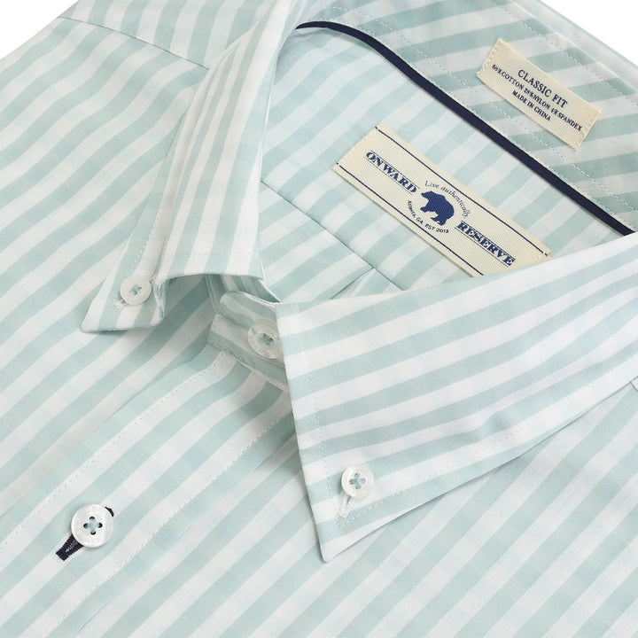 Onward Reserve Butler Classic Fit Quad Button-Down - Surf