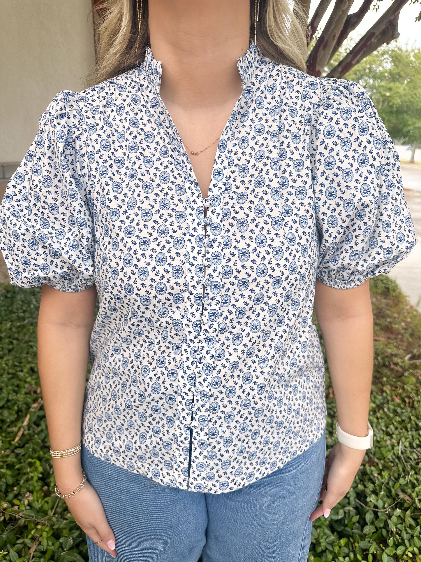 Linda Button Top