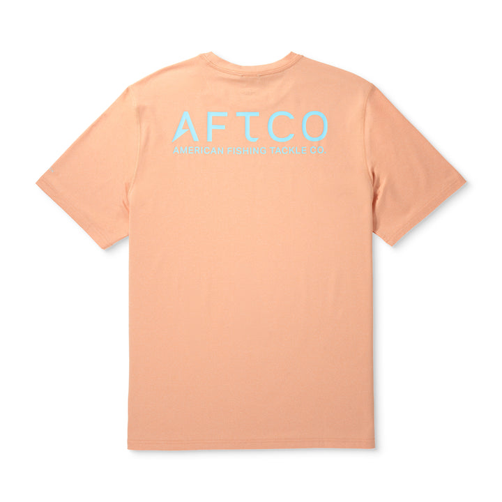 Aftco Men’s Samurai S/S Tee - Coral Sands Heather