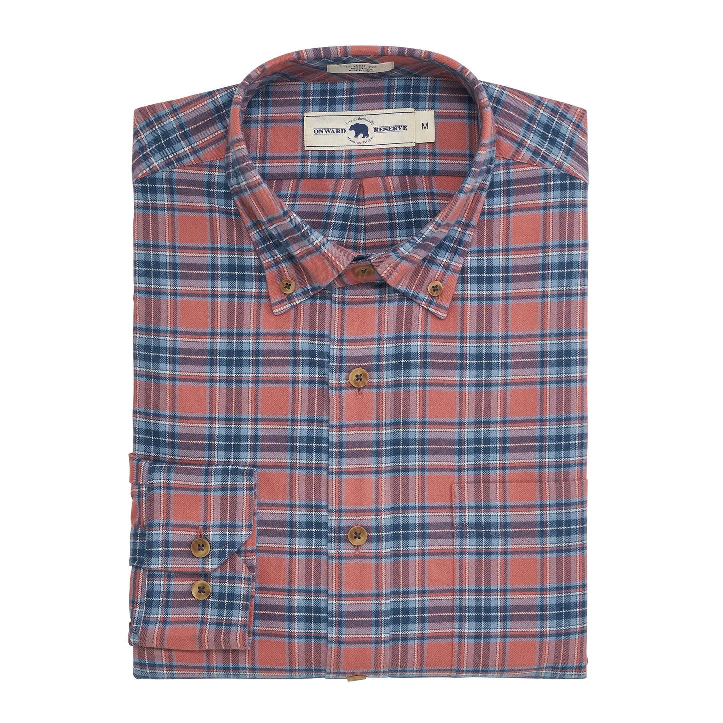 Onward Reserve Whipcord Featherweight Flannel - Crabapple