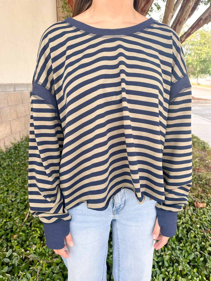 Dianna Stripe Top