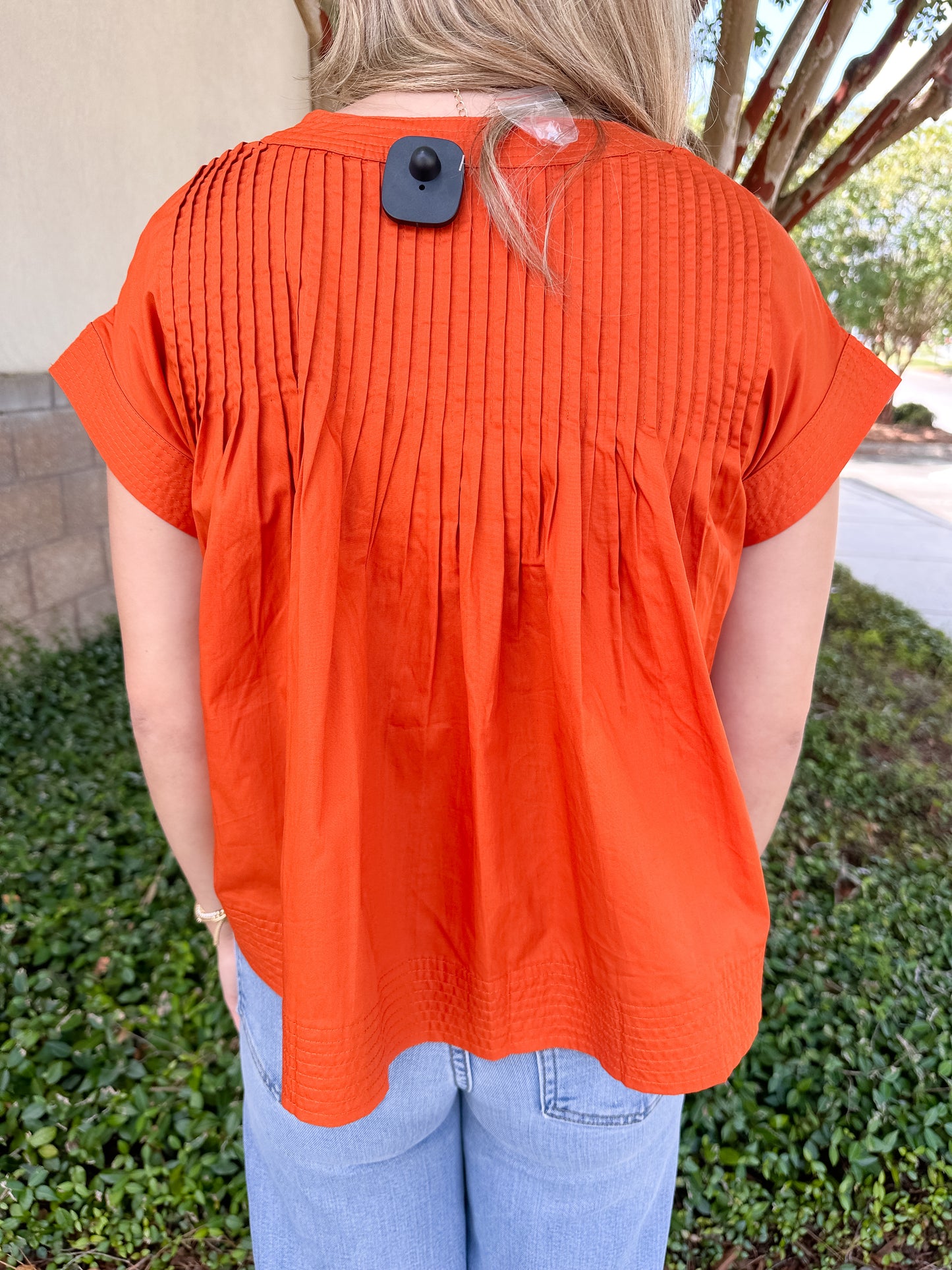 Charlotte Pleated Top