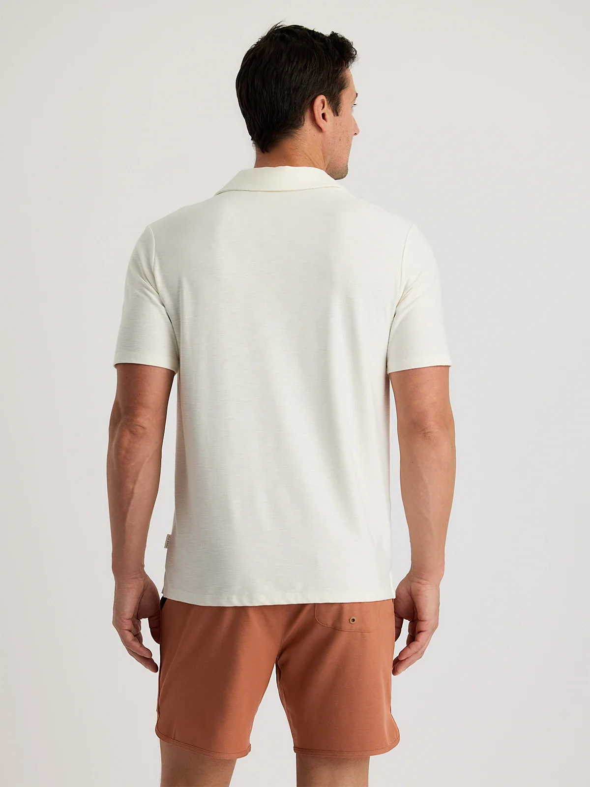 Free Fly Men’s Bamboo Slub Polo II - Sea Salt