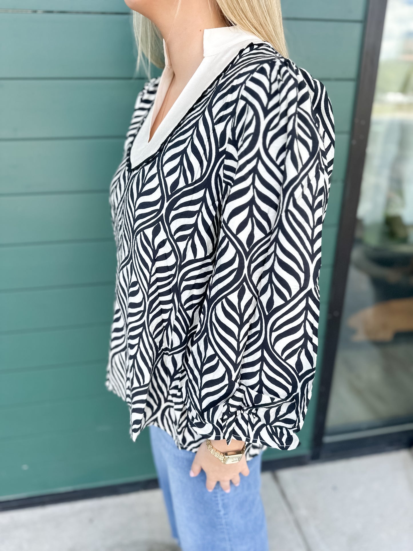 Hillary Printed Top
