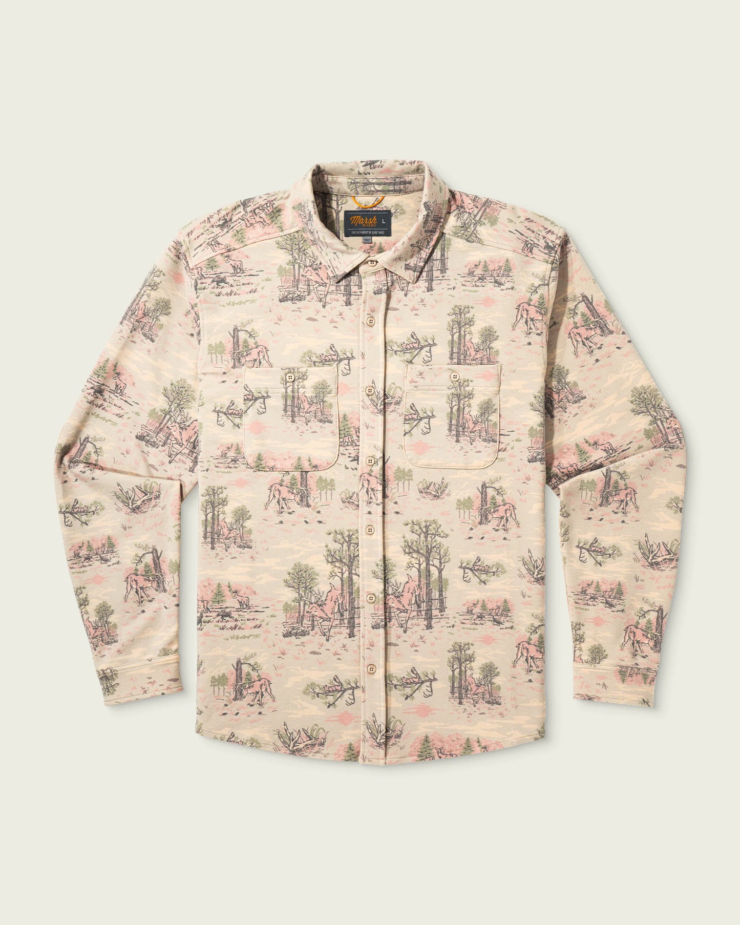 Marsh Wear Men’s Fireside Overshirt - Butterscotch
