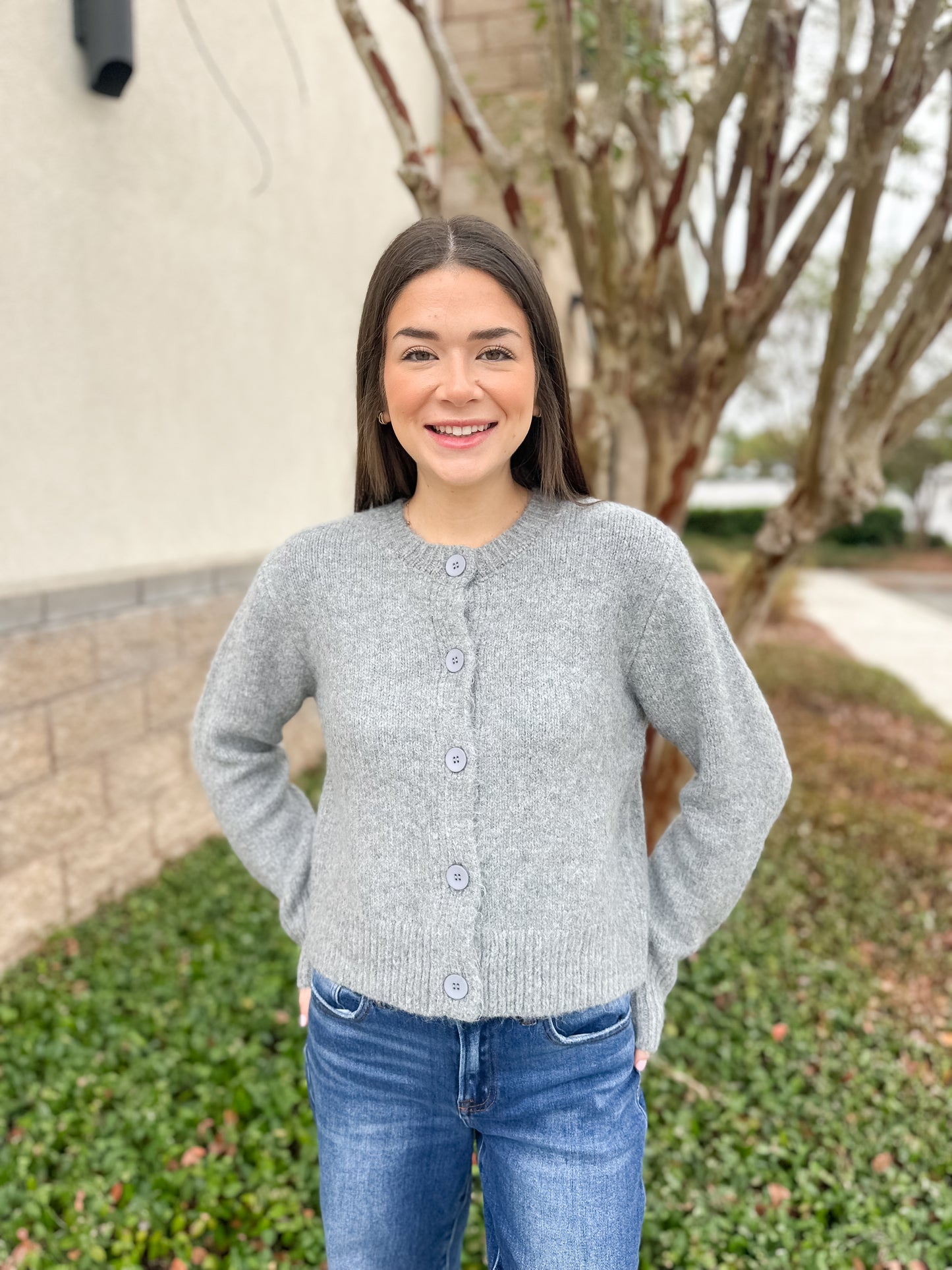 Breen Cardigan - Classic Heather Grey