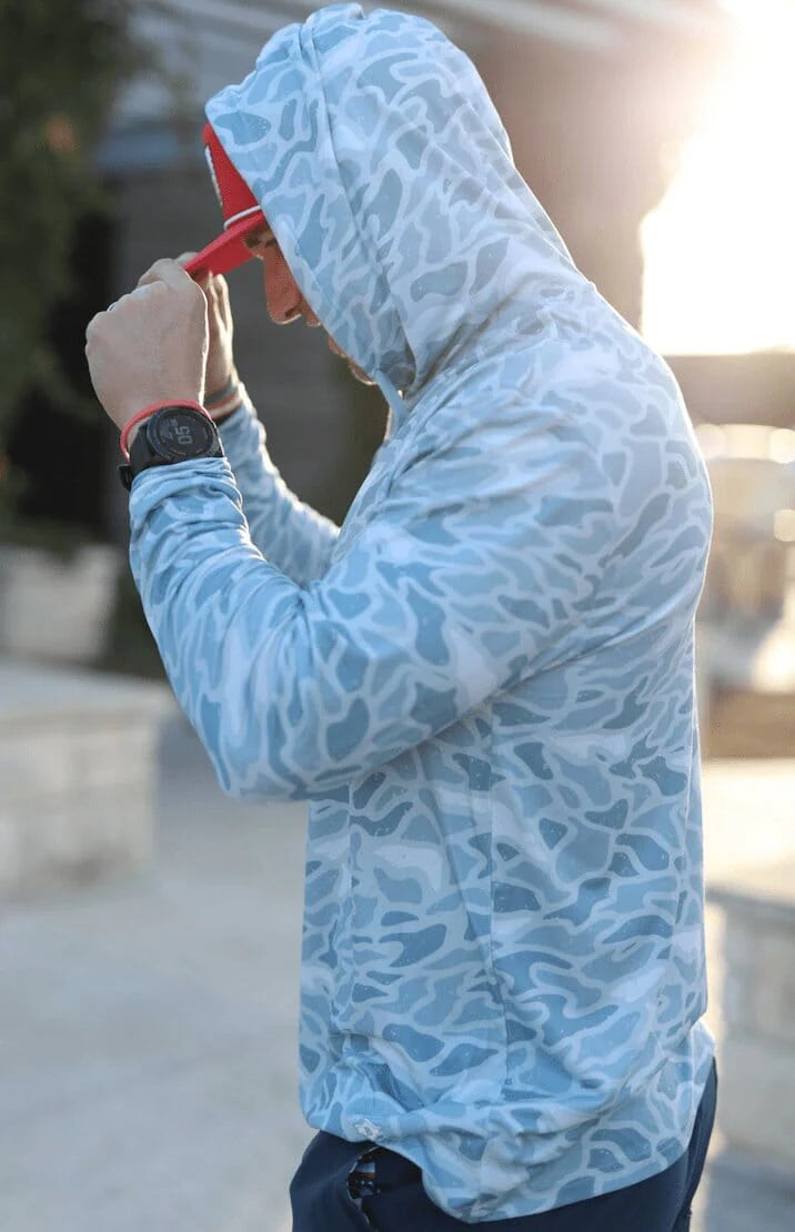 Men’s Burlebo Performance Hoodie - Seaside Camo