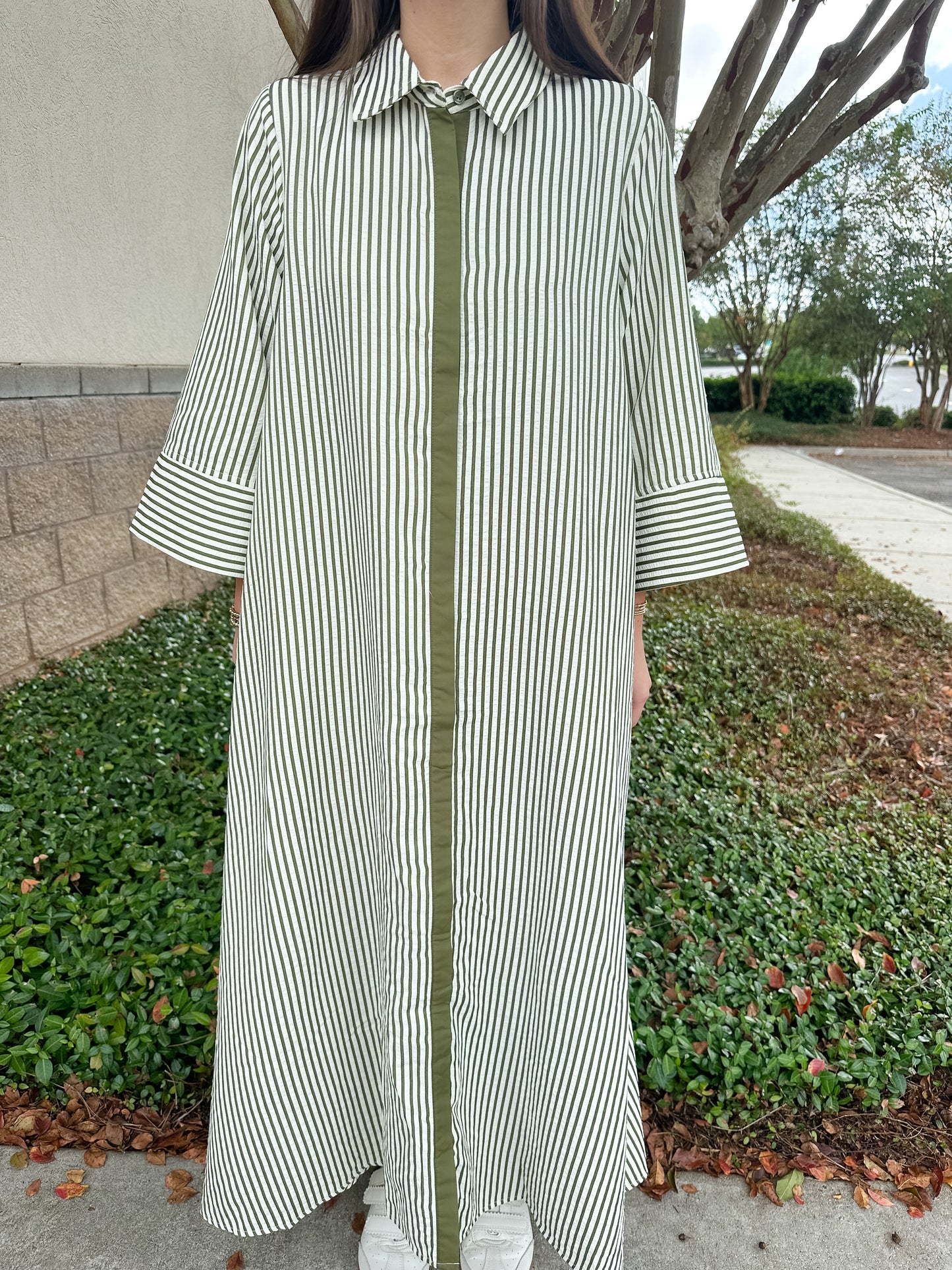 Savannah Stripes Maxi Dress