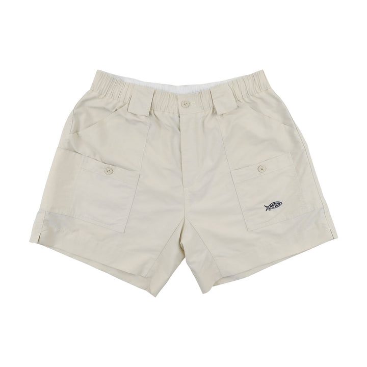 Aftco Men’s Original Fishing Short 6” - Natural