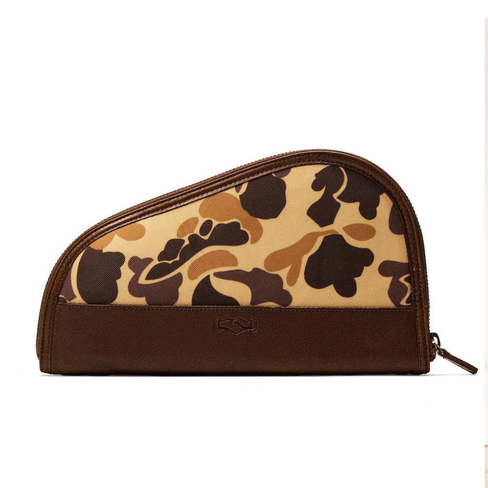 Mission Mercantile White Wing Waxed Canvas Hunting Pistol Case - Smoke Vintage Camo