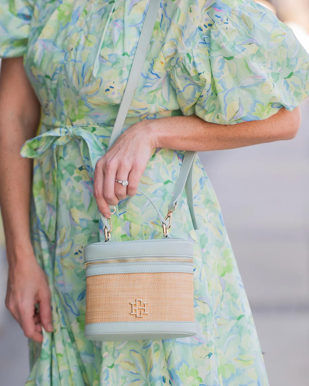 CH Audrey Handbag - Natural Mint