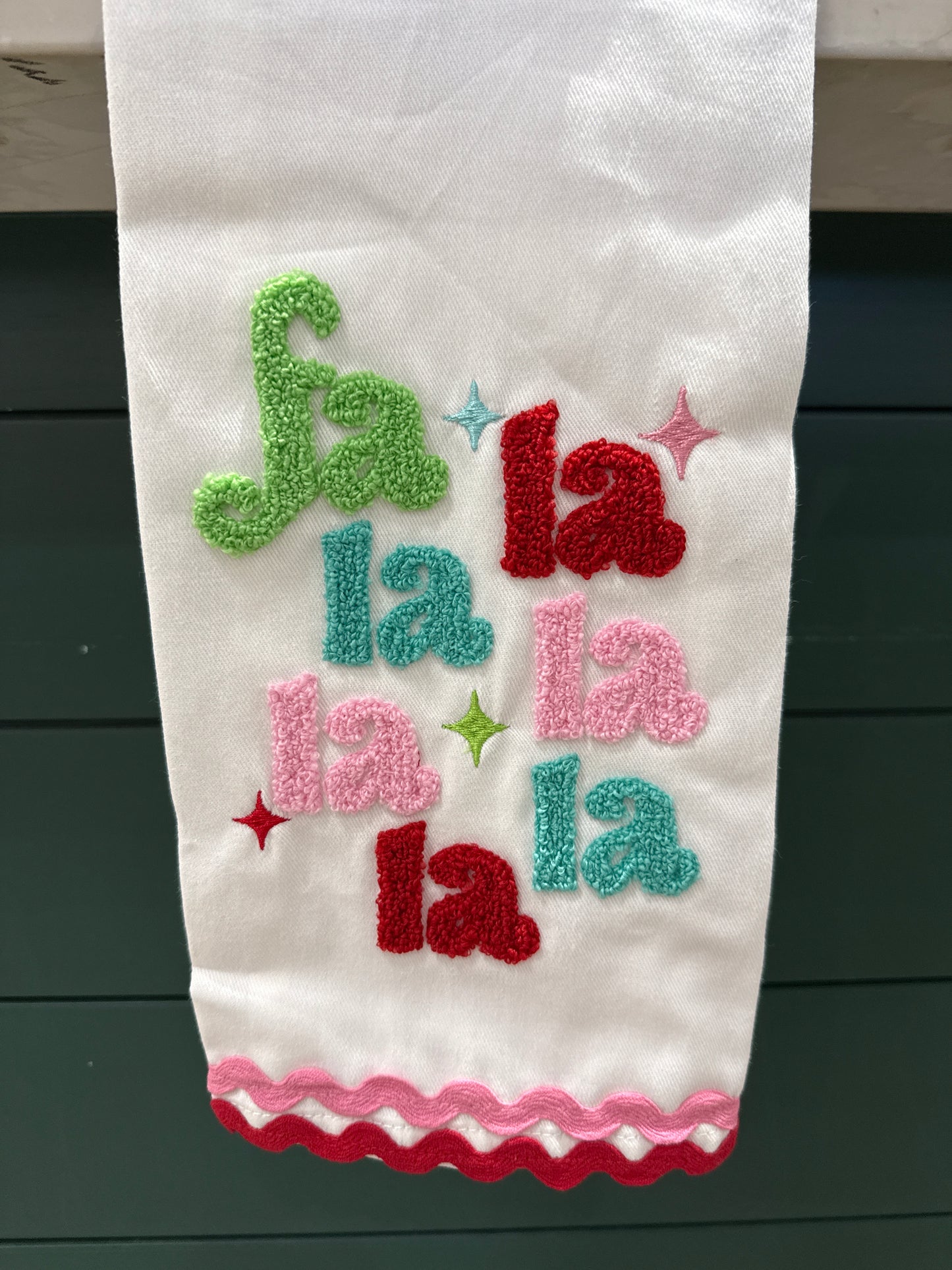 MS Holiday Tea Towel - Fa La La La La