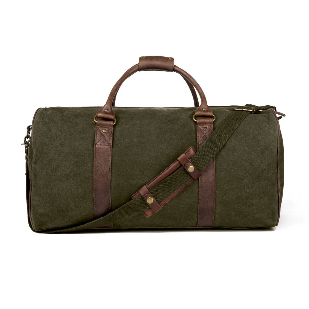 Mission Mercantile Campaign Waxed Canvas Large Field Duffle Bag