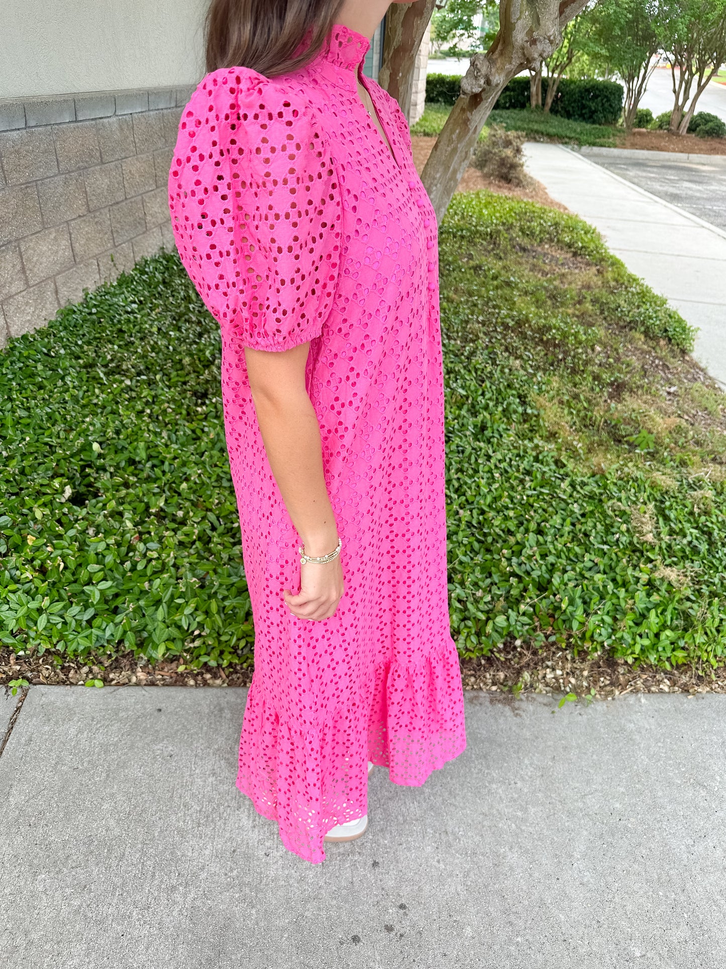 Elise Eyelet Maxi Dress