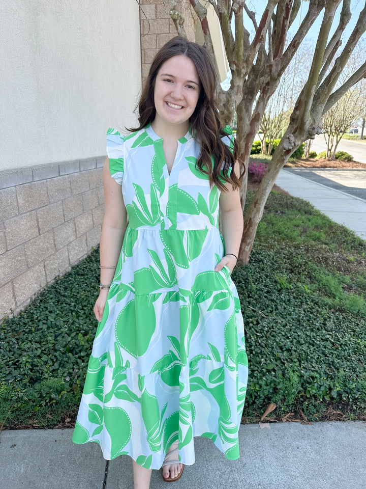 Kari Dress - In The Shade Light Blue