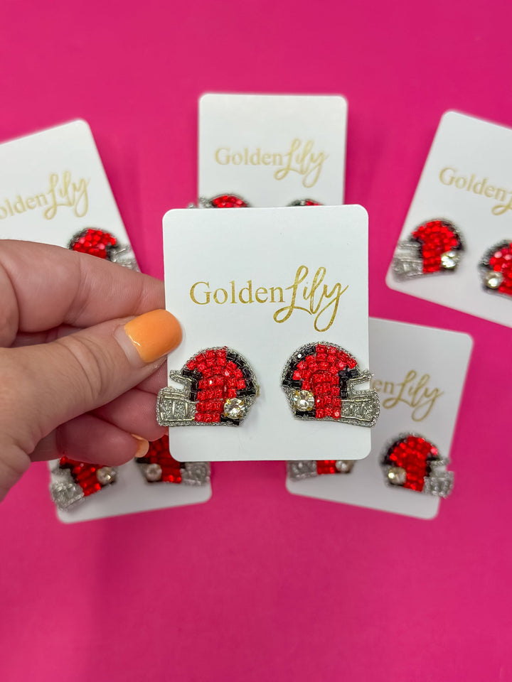 Helmet Stud Earrings