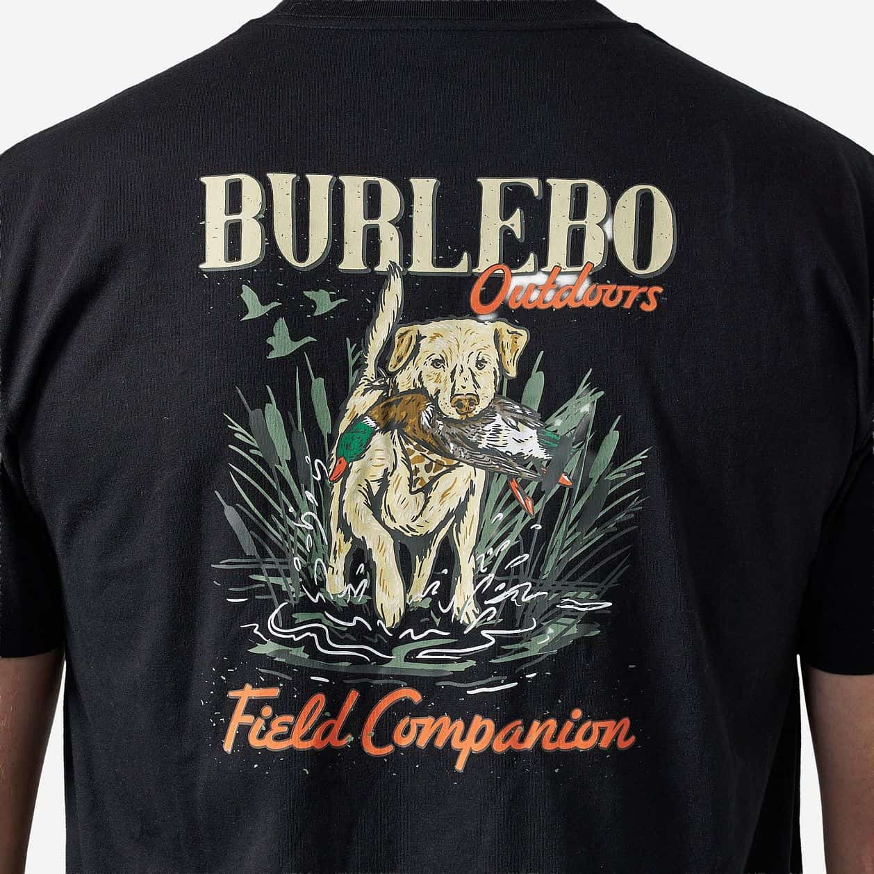 Burlebo Men’s S/S T-Shirt - Field Companion - Black