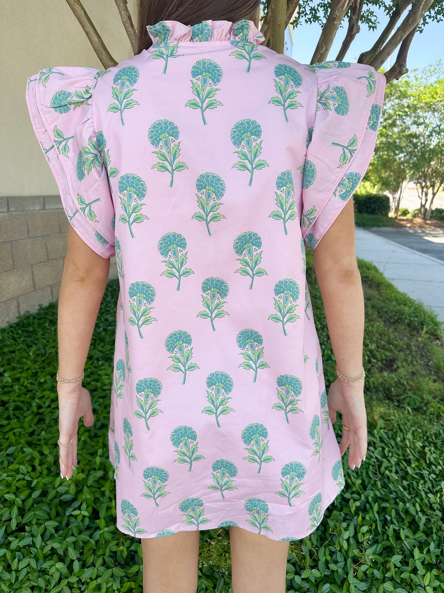 Jenna Frog Button Dress
