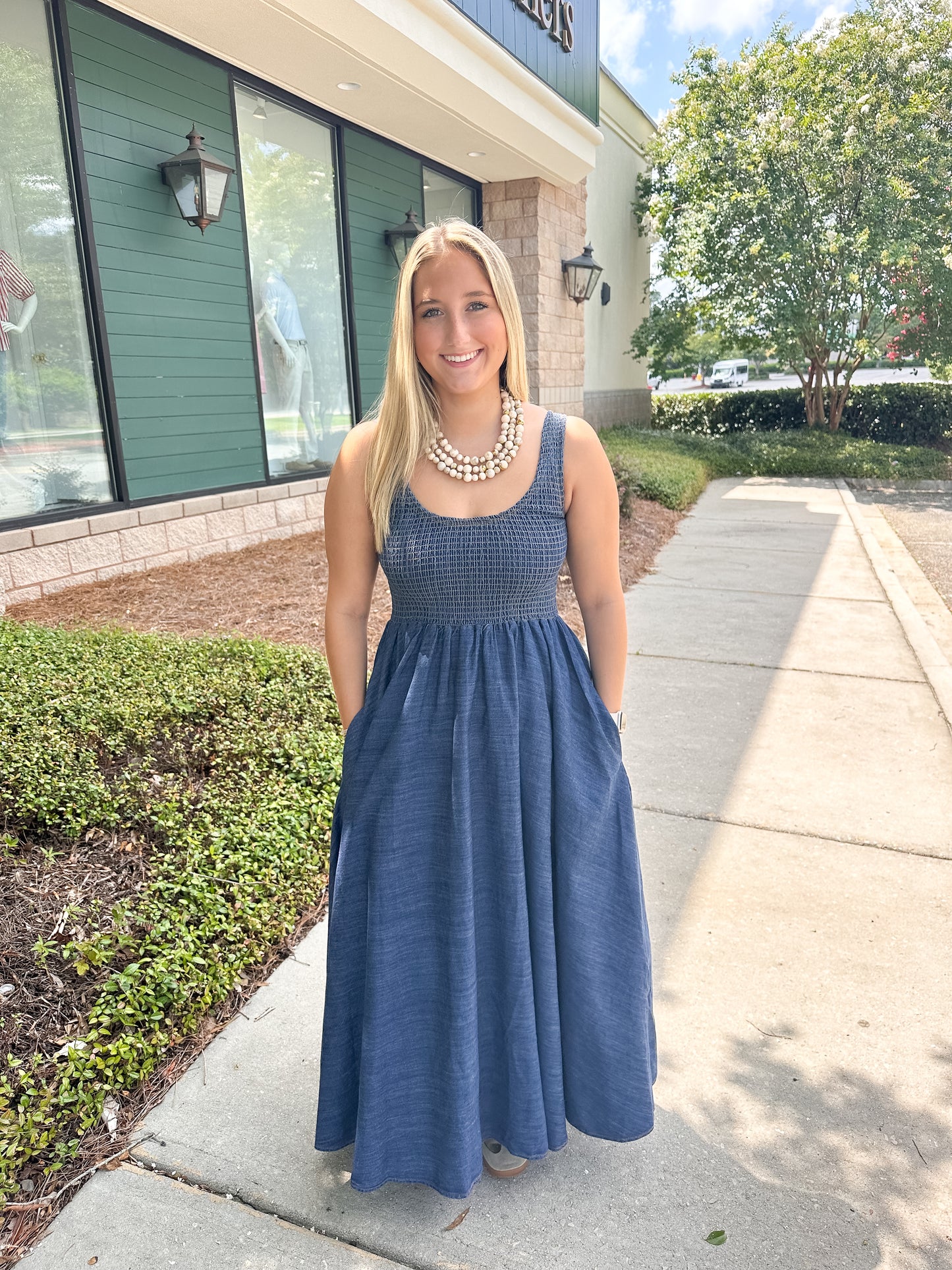 Tiara Denim Maxi