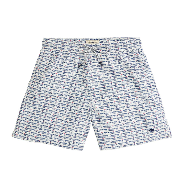 Onward Reserve Float Your Boat Swim Trunk - White