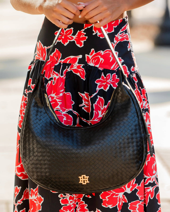 CH Winslow Curved Bag Woven Black