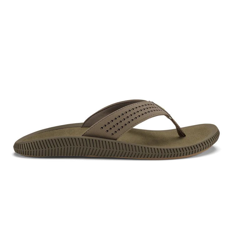 OluKai Men’s Ulele Water-Ready Beach Sandal - Mustang|Mineral