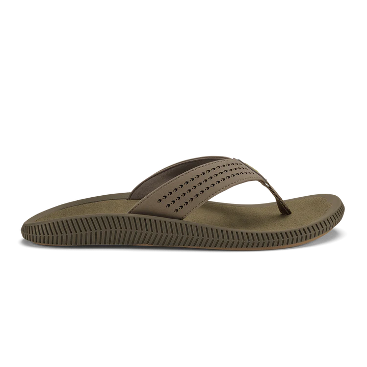OluKai Men’s Ulele Water-Ready Beach Sandal - Mustang|Mineral