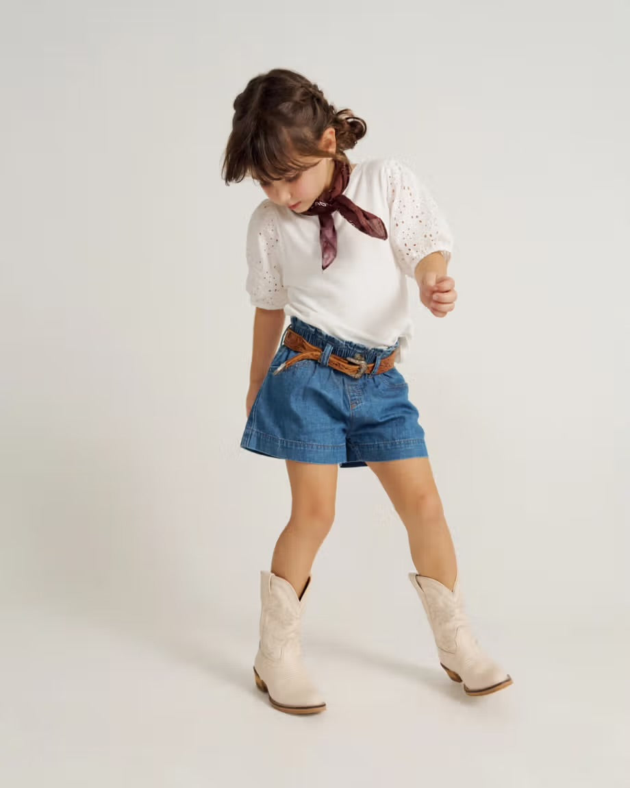 Tecovas Kid The Annie Cowgirl Boot - Bone Cowhide