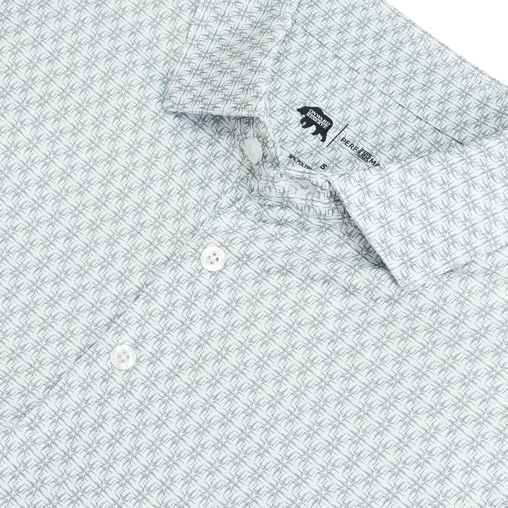 Onward Reserve Tents Printed Performance Polo - White