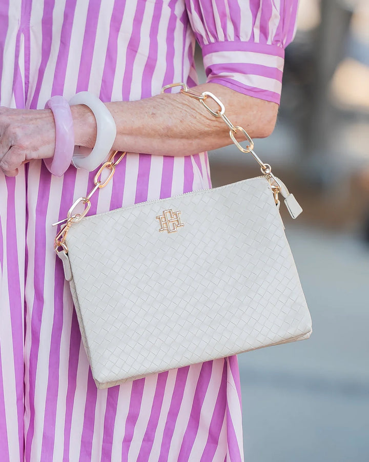 CH Ariana Crossbody - Woven Almond