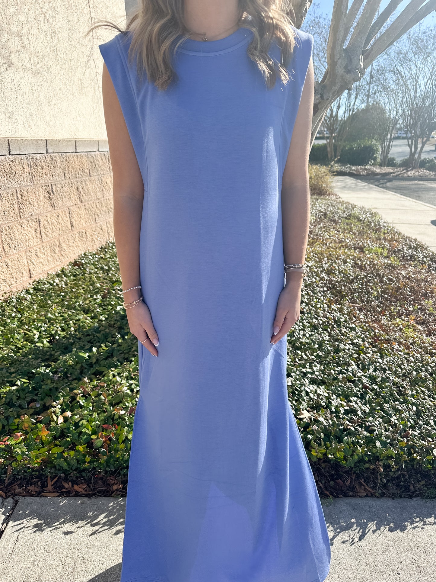 Brenda Basic Maxi - Blue
