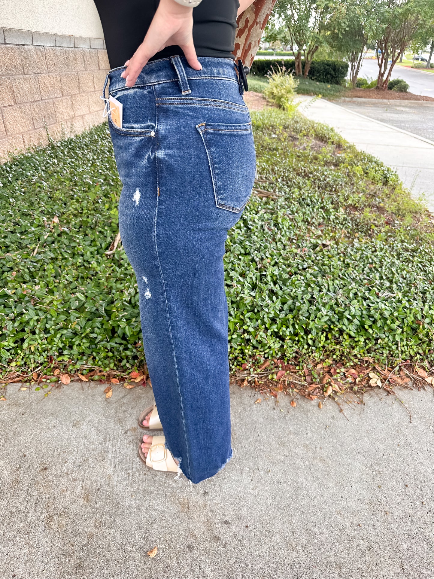Risen Lily Jeans - Dark