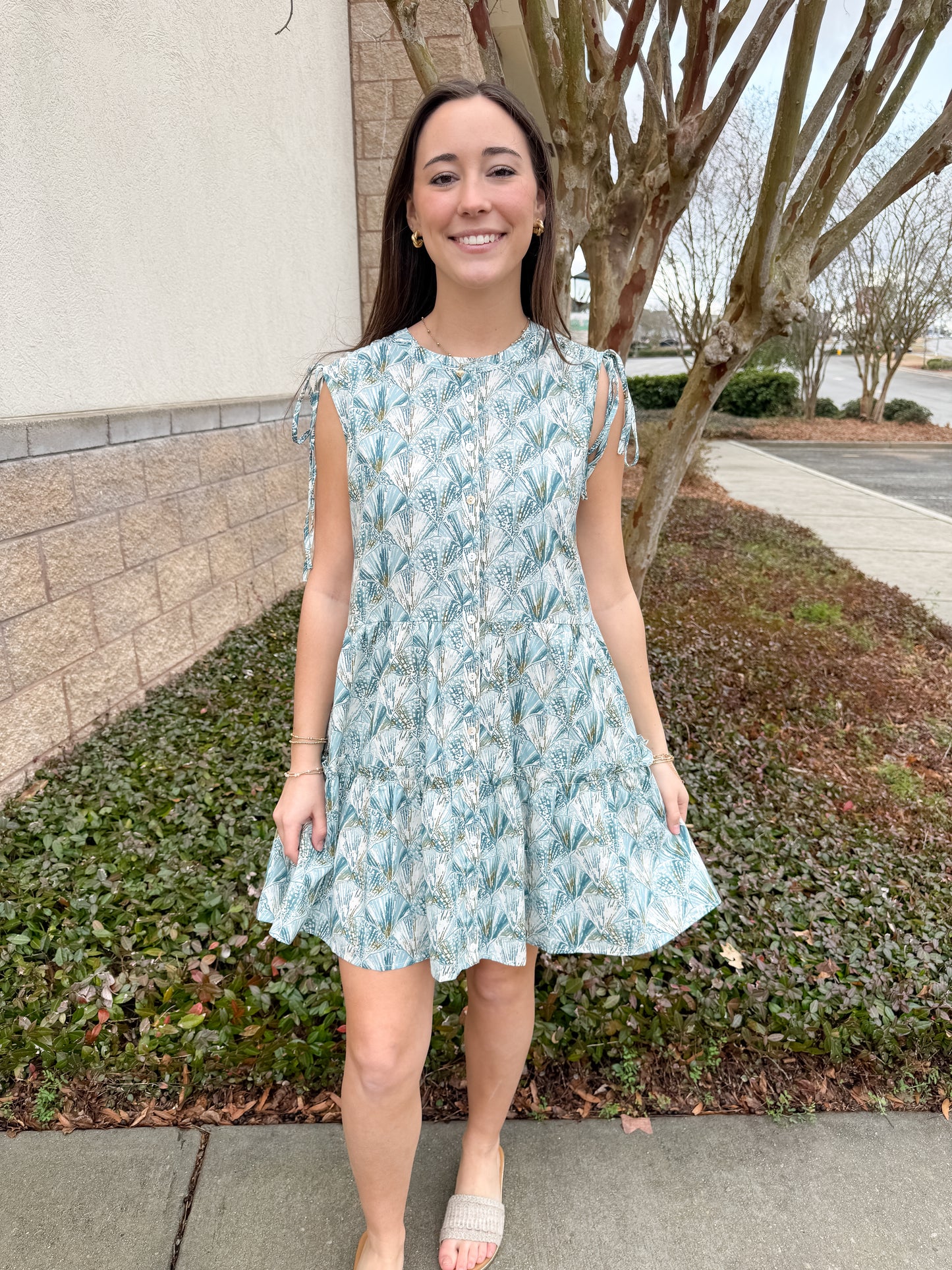 Soaring Seashells Mini Dress
