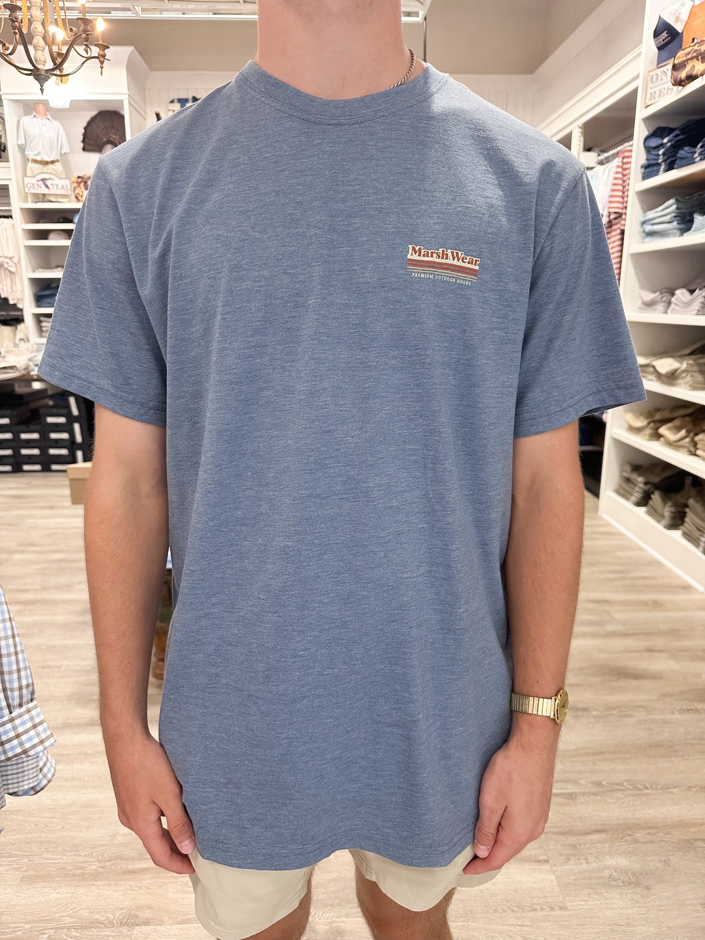 Marsh Wear Men’s S26 Gradient S/S T-Shirt - Bluefin Heather