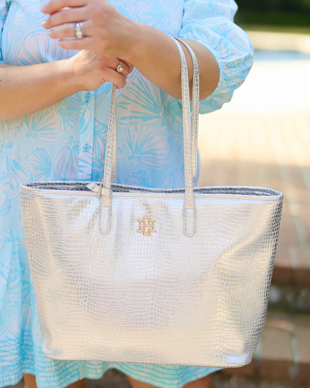 CH Sheffield Tote - Silver EC