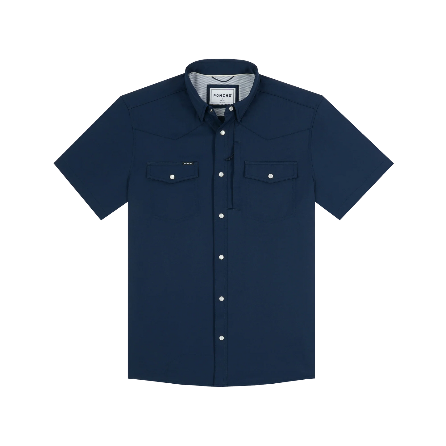 Poncho Men’s “The Del Mar” S/S Regular Shirt - Navy