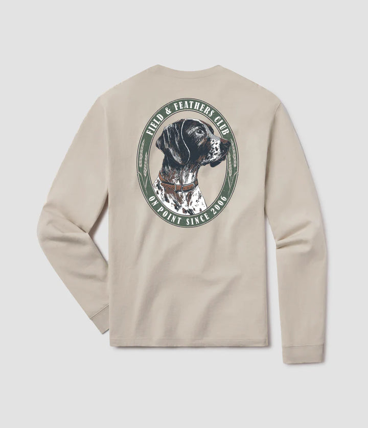 SSCO Men’s Field & Feather L/S Pocket T-Shirt - Taupe