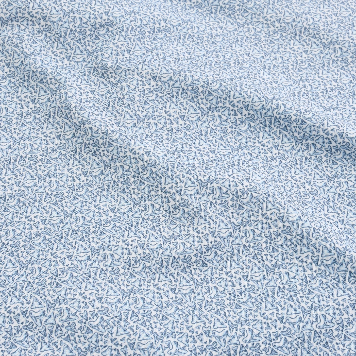 Genteal S26 Great White Printed Performance Polo - Ice Blue