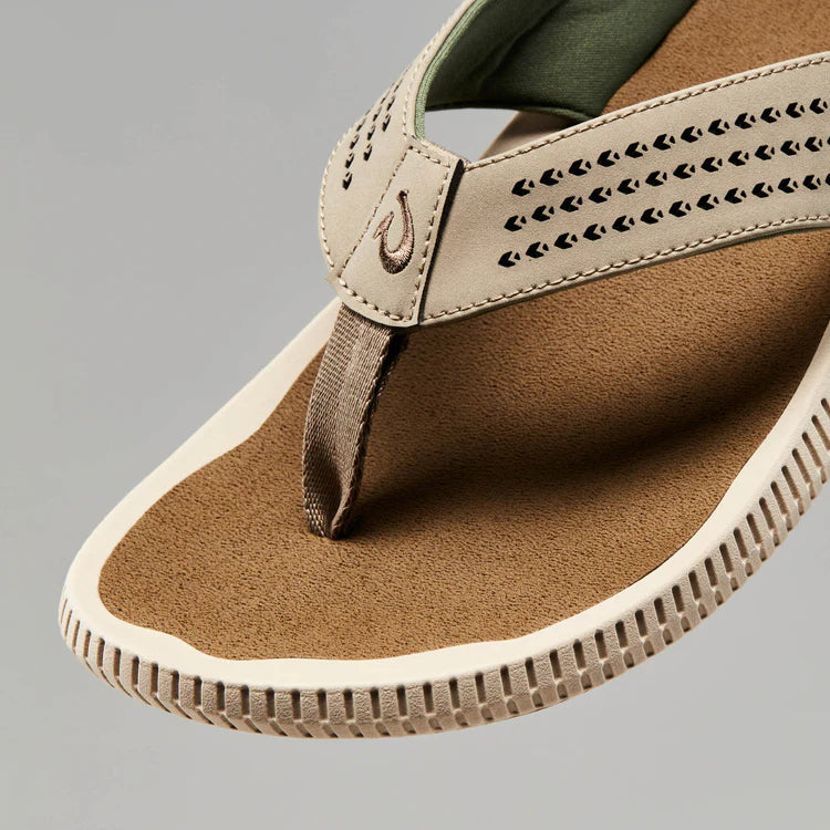 OluKai Men’s Ulele Water-Ready Beach Sandal - Clay|Mustang