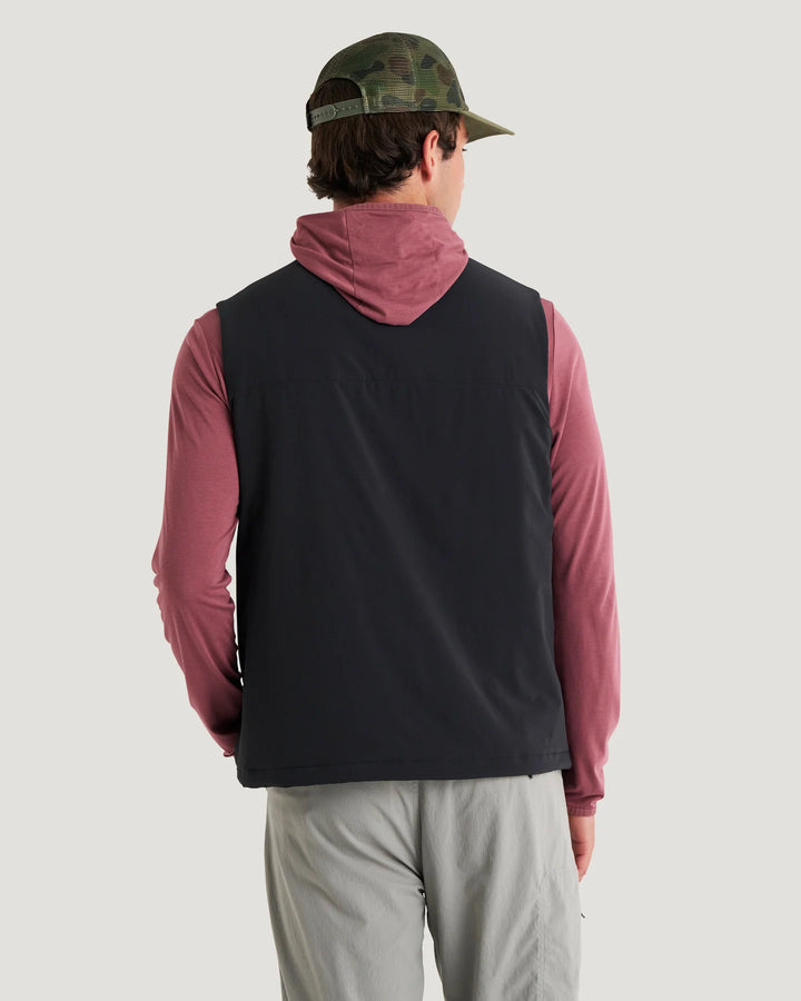 Free Fly Mens Coldvale Insulated Vest - Black