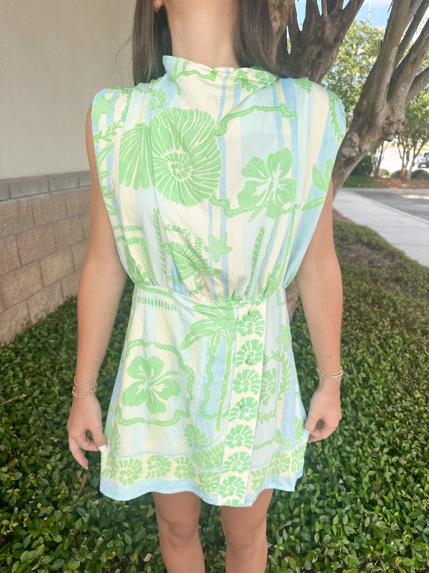 Sea Breeze Drape Romper