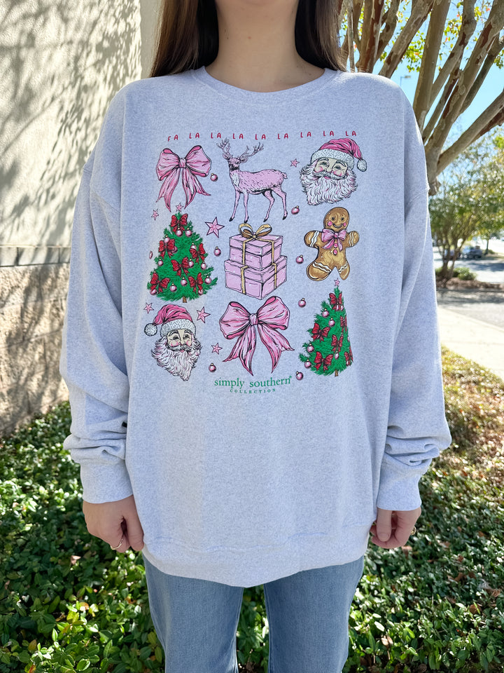 Fa La La Simply Crewneck