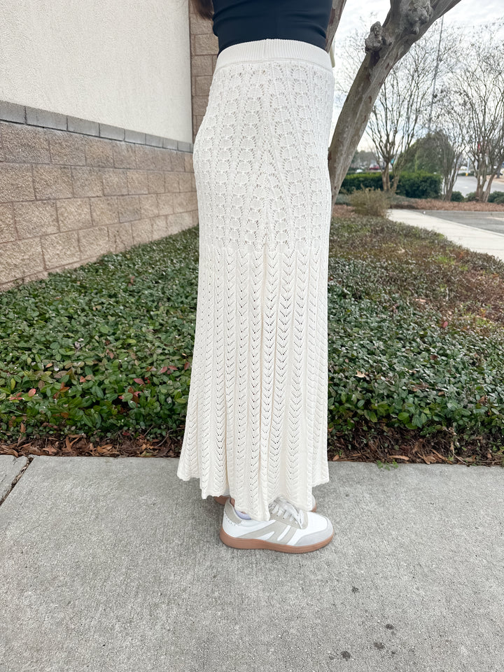 Lexa Sweater Skirt - Cloud