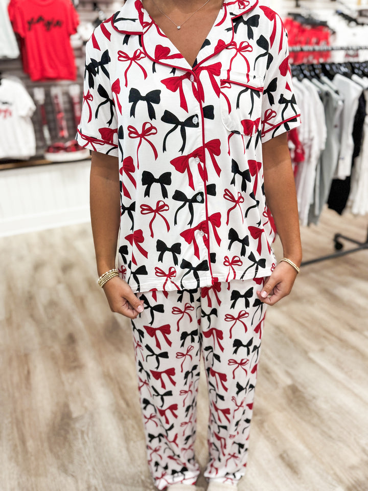 Go Dawgs Bow Pajamas