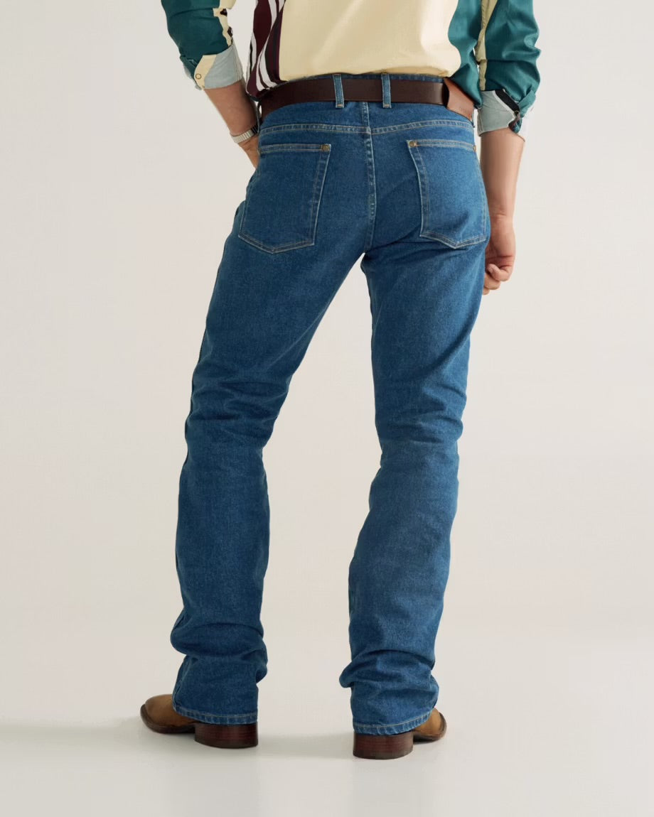 Tecovas Men’s Modern Bootcut Heritage Denim - Medium Blue
